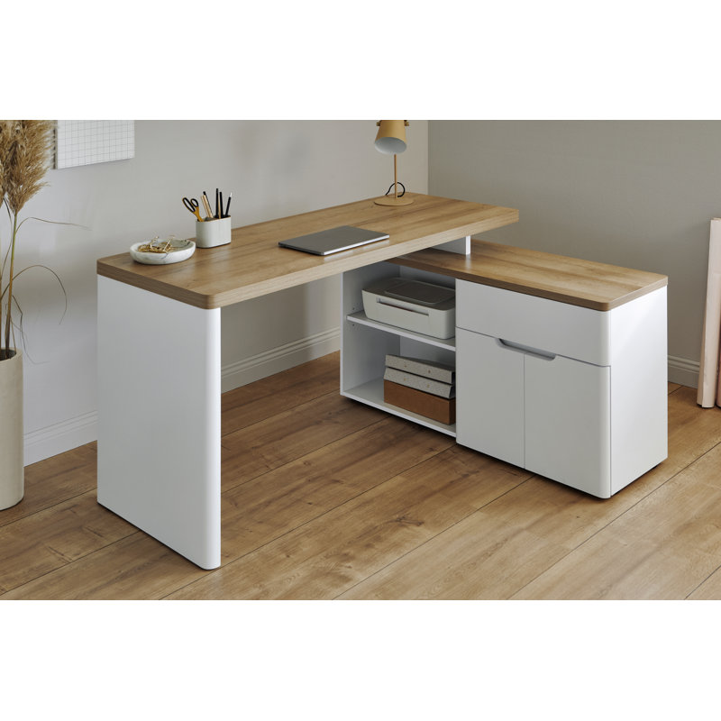 Brayden Studio Belfield LShape Desk & Reviews Wayfair.co.uk